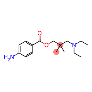 3-(diethylamino)-2,2-dimethylpropyl 4-aminobenzoate