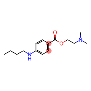 2-dimethylaminoethylp-butylaminobenzoate