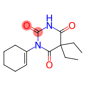 1-(1-cyclohexen-1-yl)-5,5-diethylbarbituric acid