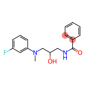 N-[3-[(3-fluorophenyl)methylamino]-2-hydroxypropyl]benzamide