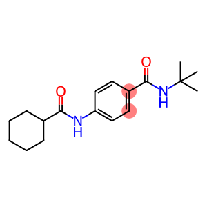 N-(tert-butyl)-4-[(cyclohexylcarbonyl)amino]benzamide