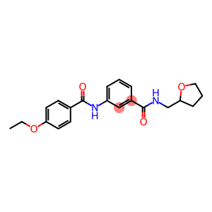 3-[(4-ethoxybenzoyl)amino]-N-(tetrahydro-2-furanylmethyl)benzamide