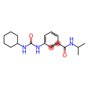 3-{[(cyclohexylamino)carbonyl]amino}-N-isopropylbenzamide