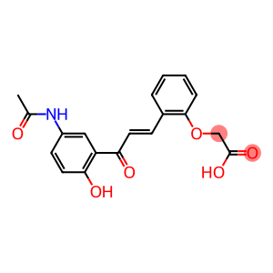 [2-[(E)-3-[5-(Acetylamino)-2-hydroxyphenyl]-3-oxo-1-propenyl]phenoxy]acetic acid