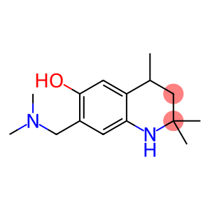 6-Quinolinol, 7-[(dimethylamino)methyl]-1,2,3,4-tetrahydro-2,2,4-trimethyl-
