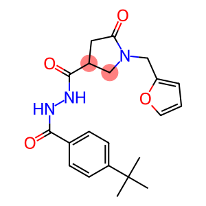 N'-[4-(tert-butyl)benzoyl]-1-(2-furylmethyl)-5-oxo-3-pyrrolidinecarbohydrazide