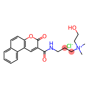 (2-hydroxyethyl)dimethyl[3-[[(3-oxo-3H-naphtho[2,1-b]pyran-2-yl)carbonyl]amino]propyl]ammonium chloride