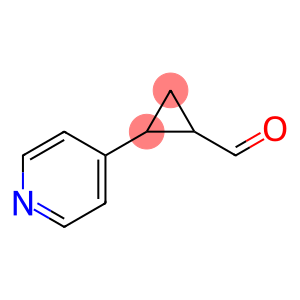 2-(Pyridin-4-yl)cyclopropane-1-carboxaldehyde, tech