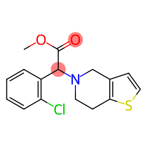 Methyl 2-(2-chlorophenyl)-2-(4,5,6,7-tetrahydrothieno(3,2-C)pyridin-5-yl)acetate