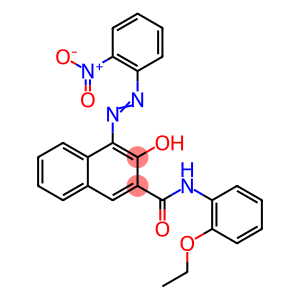 N-(2-ethoxyphenyl)-4-[(2-nitrophenyl)hydrazinylidene]-3-oxonaphthalene-2-carboxamide