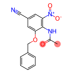 Acetamide, N-[4-cyano-2-nitro-6-(phenylmethoxy)phenyl]-