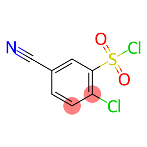 2-Chloro-5-cyanobenzene-1-sulfonyl chloride