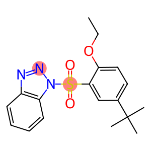 2-(1H-1,2,3-benzotriazol-1-ylsulfonyl)-4-tert-butylphenyl ethyl ether