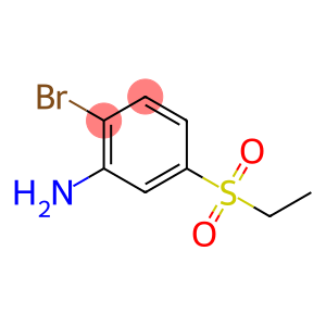 Benzenamine, 2-bromo-5-(ethylsulfonyl)-