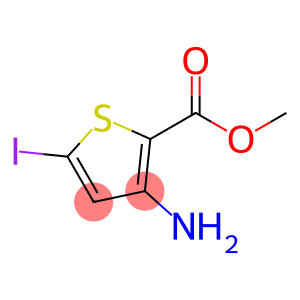 2-Thiophenecarboxylic acid, 3-amino-5-iodo-, methyl ester