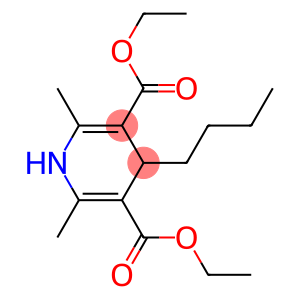 2,6-Dimethyl-4-butyl-1,4-dihydropyridine-3,5-dicarboxylic acid diethyl ester