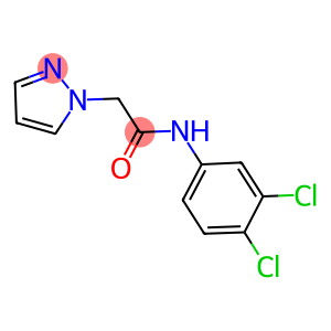 N-(3,4-dichlorophenyl)-2-(1H-pyrazol-1-yl)acetamide