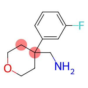 4-(3-Fluorophenyl)oxane-4-methanamine