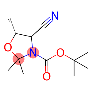 3-Oxazolidinecarboxylic acid, 4-cyano-2,2,5-trimethyl-, 1,1-dimethylethyl ester, (4R,5R)-
