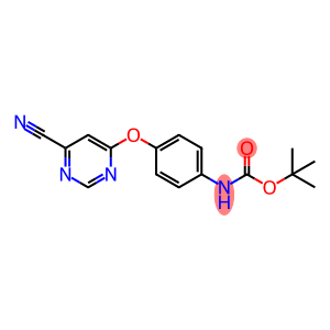 TERT-BUTYL 4-(6-CYANOPYRIMIDIN-4-YLOXY)PHENYLCARBAMATE