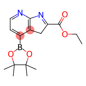 3H-PYRROLO[2,3-B]PYRIDINE-2-CARBOXYLIC ACID, 4-(4,4,5,5-TETRAMETHYL-1,3,2-DIOXABOROLAN-2-YL)-, ETHYL ESTER