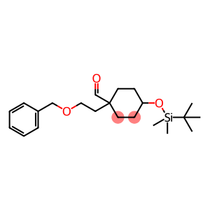 1-(2-Benzyloxyethyl)-4-(tert-butyldiMethylsilanyloxy)cyclohexanecarboxaldehyde