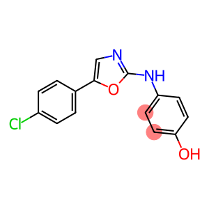 Phenol, 4-[[5-(4-chlorophenyl)-2-oxazolyl]amino]-