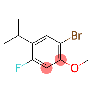 Benzene, 1-broMo-4-fluoro-2-Methoxy-5-(1-Methylethyl)-
