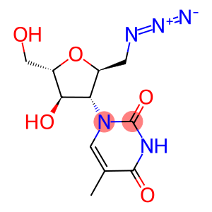 2,5-ANHYDRO-1-AZIDO-1,3-DIDEOXY-3-(3,4-DIHYDRO-5-METHYL-2,4-DIOXO-1(2H)-PYRIMIDINYL)-L-MANNITOL