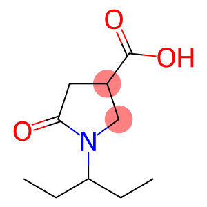 1-(1-ethylpropyl)-5-keto-pyrrolidine-3-carboxylic acid
