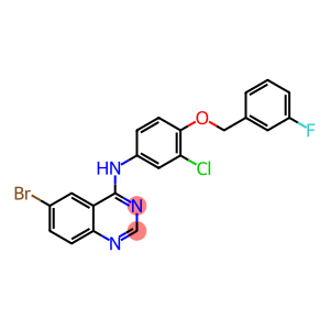 4-Quinazolinamine, 6-bromo-N-[3-chloro-4-[(3-fluorophenyl)methoxy]phenyl]-