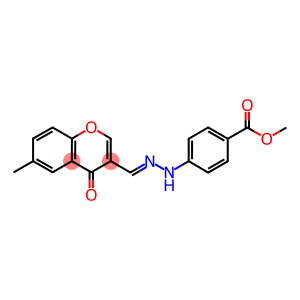 methyl 4-{2-[(6-methyl-4-oxo-4H-chromen-3-yl)methylene]hydrazino}benzoate