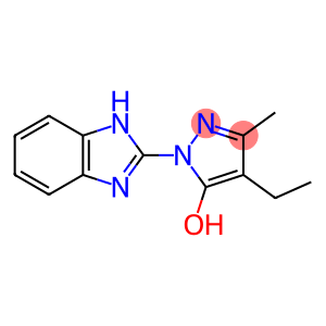 1-(1H-苯并咪唑-2-基)-4-乙基-3-甲基-1H-吡唑-5-醇