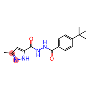 N'-[4-(tert-butyl)benzoyl]-3-methyl-1H-pyrazole-5-carbohydrazide