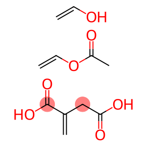聚(乙烯醇-CO-醋酸乙烯-CO-衣康酸)