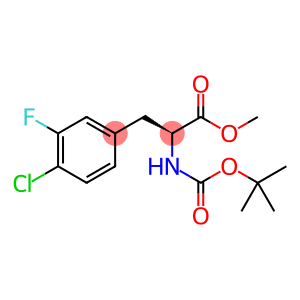 (S)-methyl 2-((tert-butoxycarbonyl)amino)-3-(4-chloro-3-fluorophenyl)propanoate