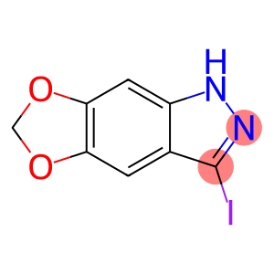 3-Iodo-5,6-(Methylenedioxy) 1H-indazole