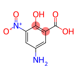 5-氨基-2-羟基-3-硝基-苯甲酸