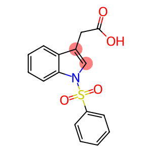 2-(N-phenylsulfonyl-1H-indol-3-yl)acetic acid