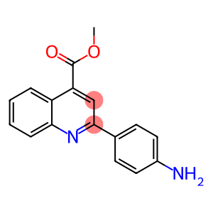 4-Quinolinecarboxylic acid, 2-(4-aminophenyl)-, methyl ester