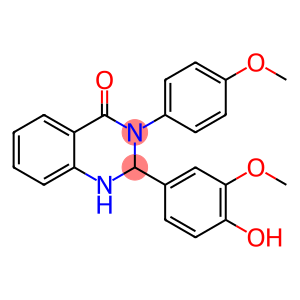 2-(4-hydroxy-3-methoxyphenyl)-3-(4-methoxyphenyl)-2,3-dihydroquinazolin-4(1H)-one