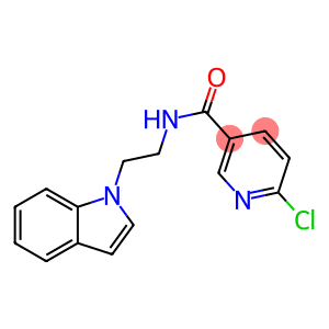 6-chloro-N-(2-indol-1-yl-ethyl)nicotinamide