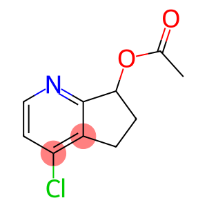 4-Chloro-6,7-dihydro-5H-cyclopenta[b]pyridin-7-yl acetate