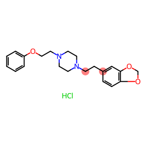 Piperazine, 1-[2-(1,3-benzodioxol-5-yl)ethyl]-4-(2-phenoxyethyl)-, dihydrochloride
