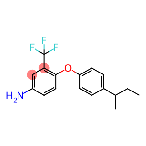 4-[4-(SEC-BUTYL)PHENOXY]-3-(TRIFLUOROMETHYL)-PHENYLAMINE