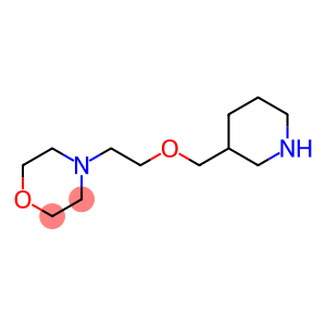 4-[2-(piperidin-3-ylmethoxy)ethyl]morpholine