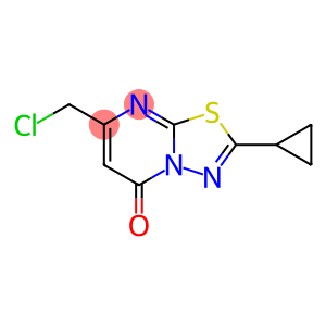 7-(chloromethyl)-2-cyclopropyl-5H-[1,3,4]thiadiazolo[3,2-a]pyrimidin-5-one(SALTDATA: FREE)