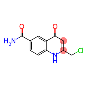 2-(chloromethyl)-4-oxo-1H-quinoline-6-carboxamide