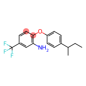 Benzenamine, 2-[4-(1-methylpropyl)phenoxy]-5-(trifluoromethyl)-