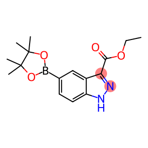 1H-Indazole-3-carboxylic acid, 5-(4,4,5,5-tetramethyl-1,3,2-dioxaborolan-2-yl)-, ethyl ester